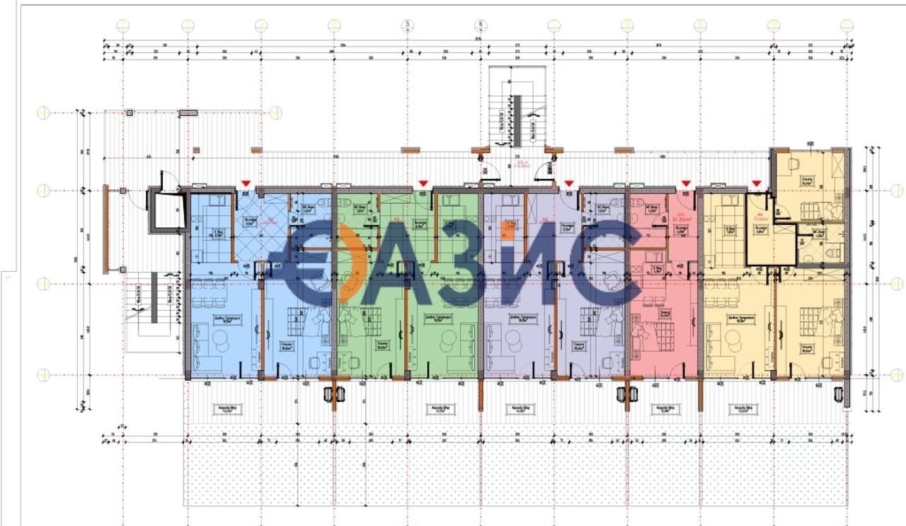 Апартаменты в Кошарице, Болгария, 53 м² - фото 10
