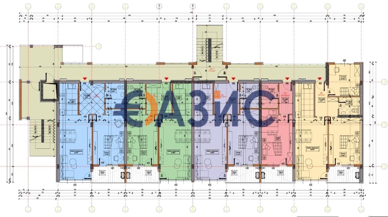 Апартаменты в Кошарице, Болгария, 104.8 м² - фото 17