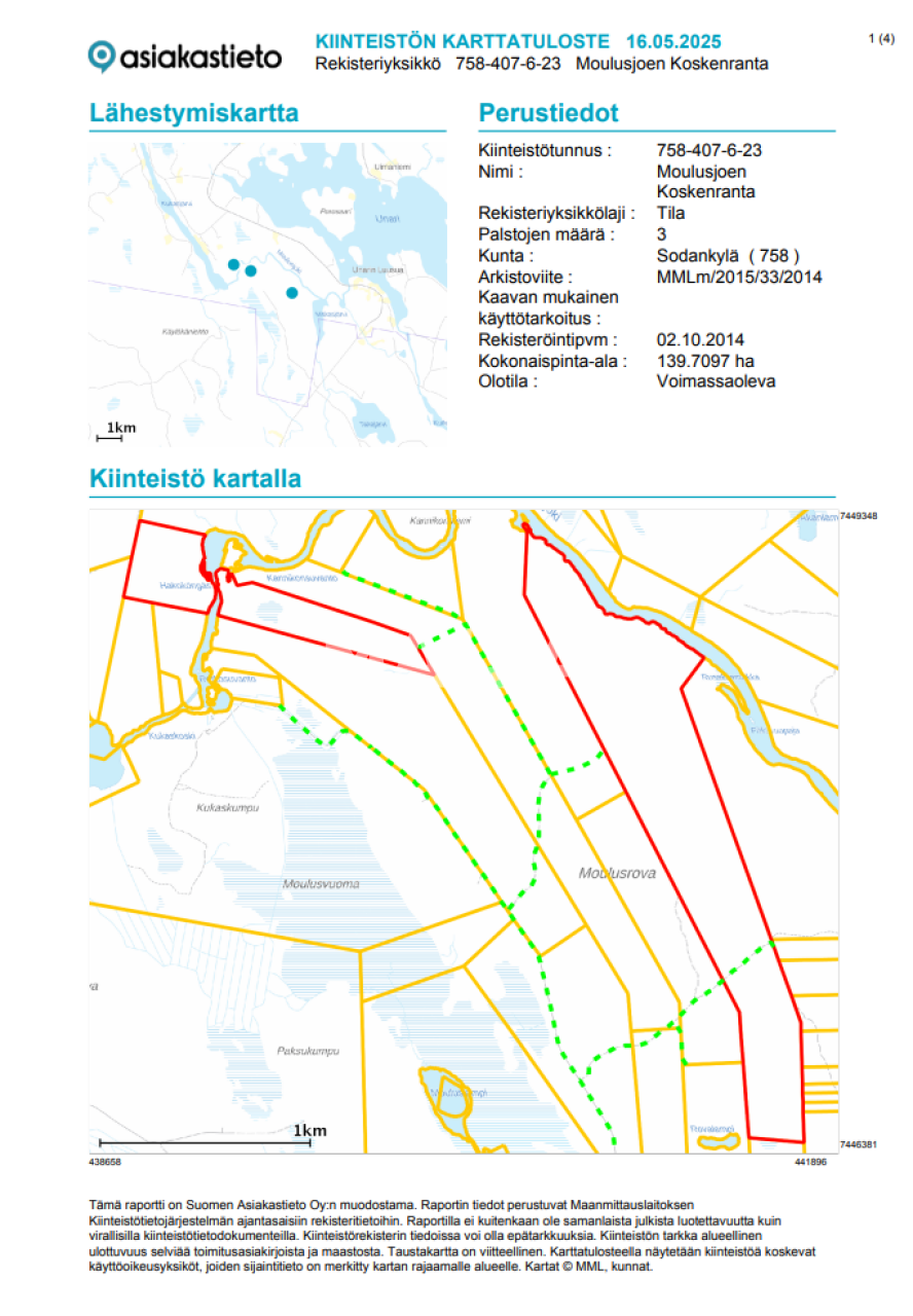 Земля в Соданкюла, Финляндия, 1 397 079 м² - фото 1