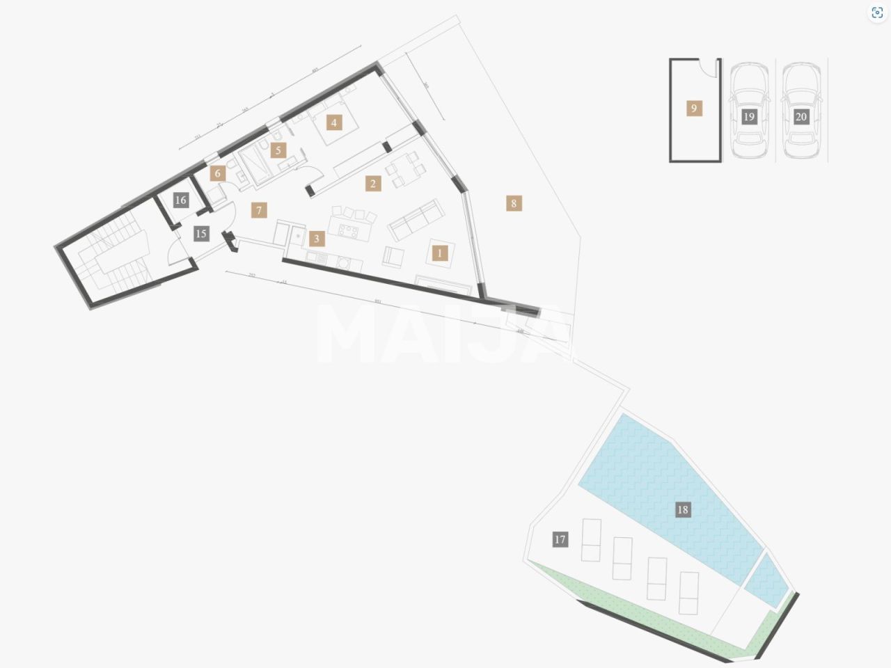 Апартаменты в Опатии, Хорватия, 95.62 м² - фото 2