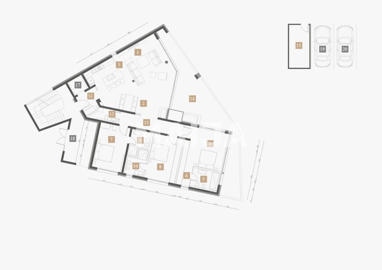 Апартаменты в Опатии, Хорватия, 158.57 м² - фото 2