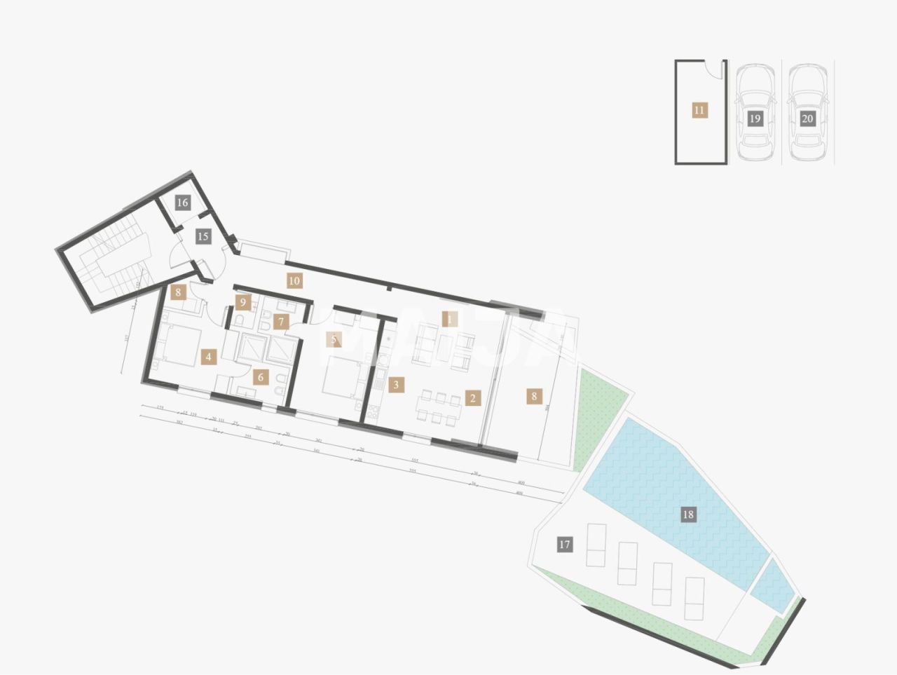 Апартаменты в Опатии, Хорватия, 96.68 м² - фото 2