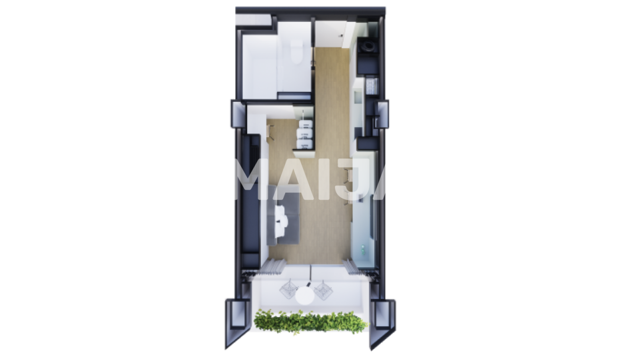 Вилла на острове Пхукет, Таиланд, 36 м² - фото 2