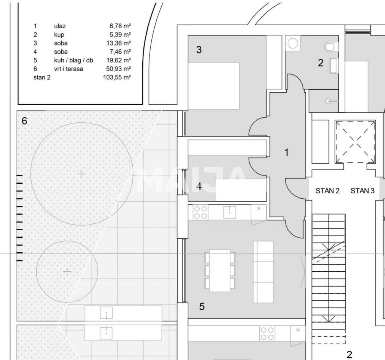 Апартаменты в Шибенике, Хорватия, 74 м² - фото 2