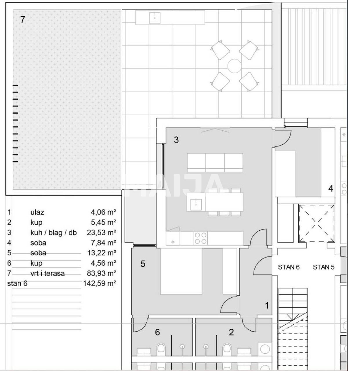 Апартаменты в Шибенике, Хорватия, 89 м² - фото 2