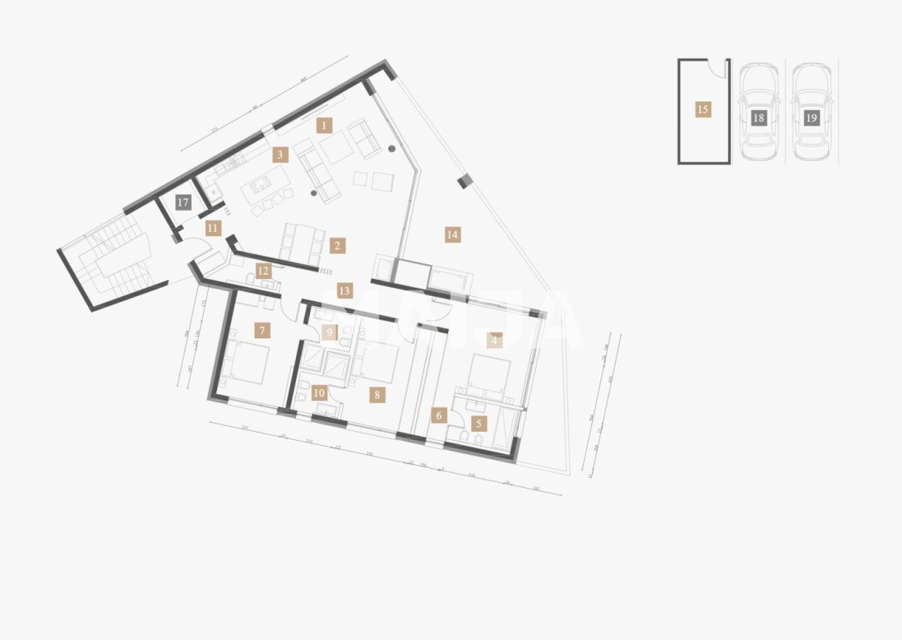 Апартаменты в Опатии, Хорватия, 163.03 м² - фото 2