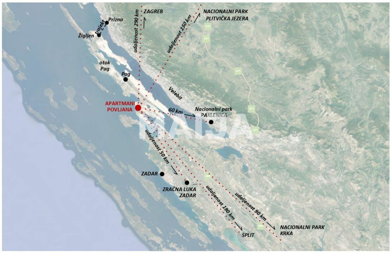 Апартаменты Povljana, Хорватия, 79 м² - фото 5