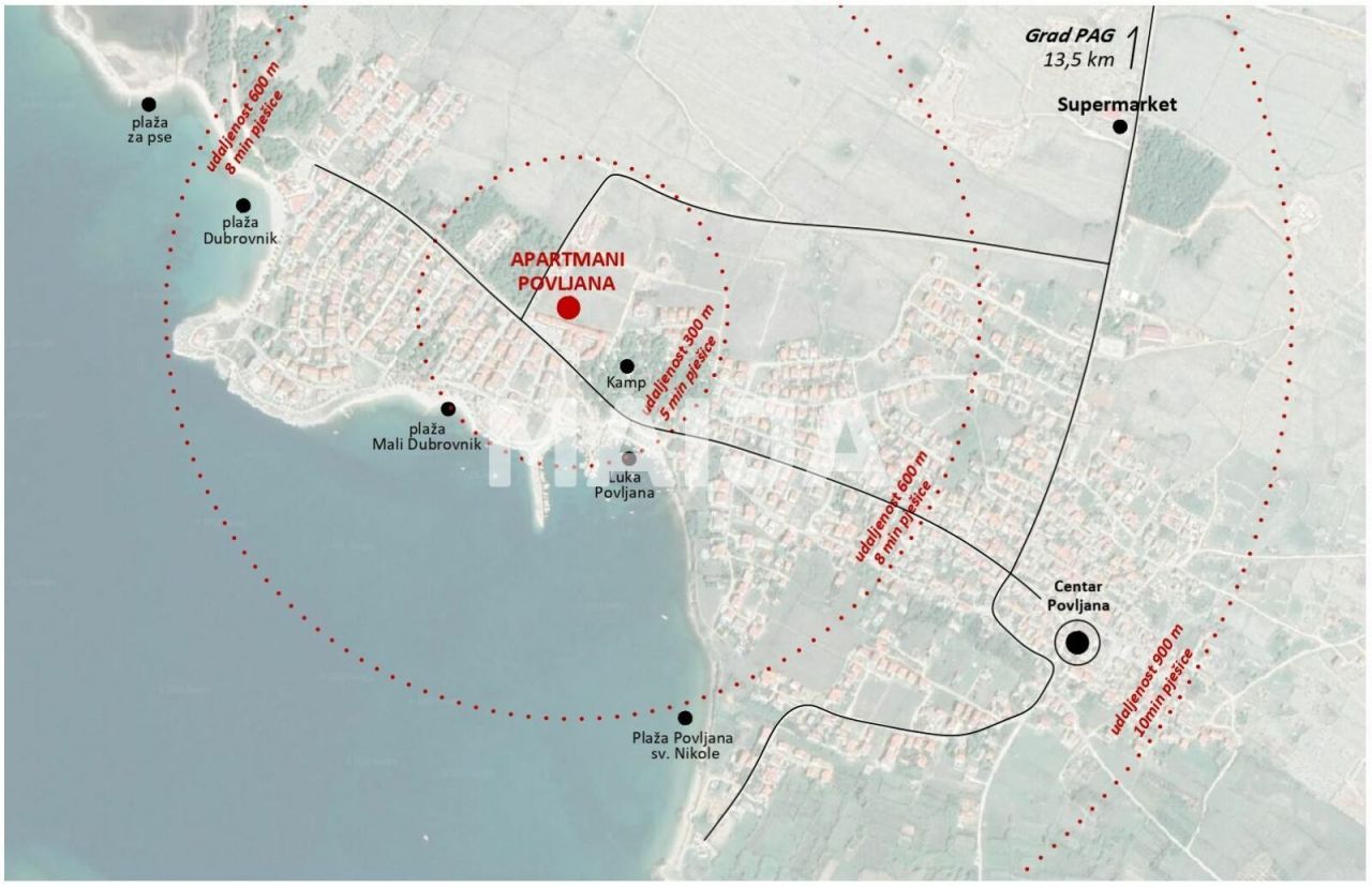 Апартаменты Povljana, Хорватия, 69 м² - фото 6
