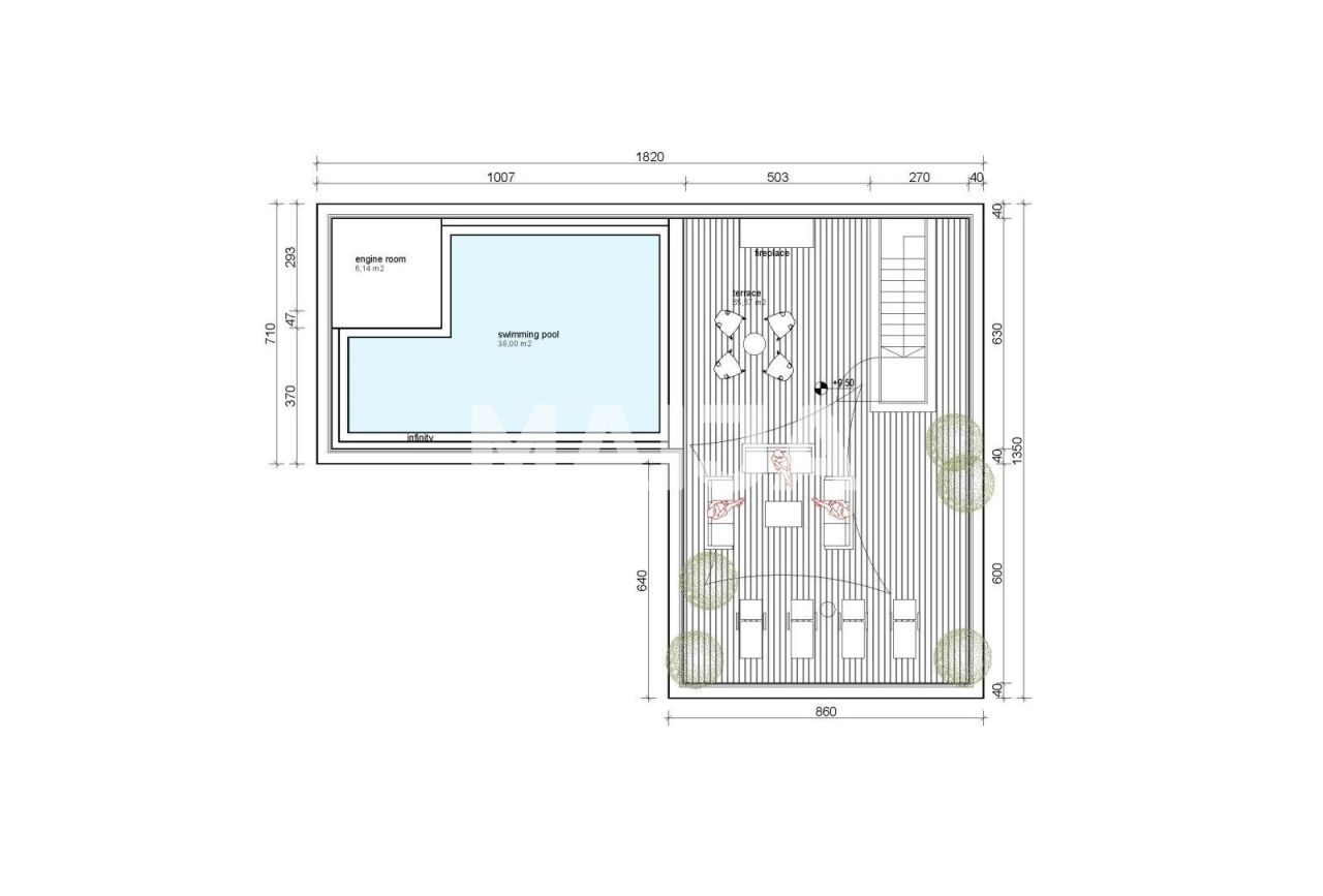 Апартаменты в Ичичах, Хорватия, 138.64 м² - фото 6