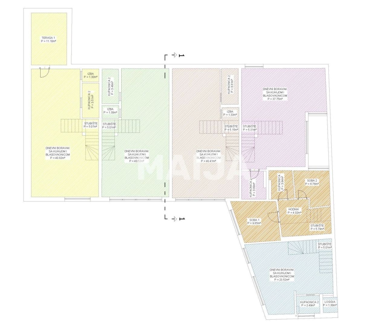 Апартаменты Zagreb-Donji Grad, Хорватия, 75 м² - фото 7