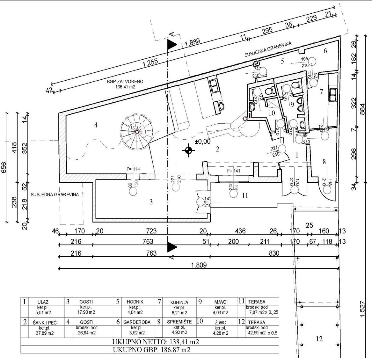 Кафе, ресторан в Загребе, Хорватия, 180 м² - фото 17