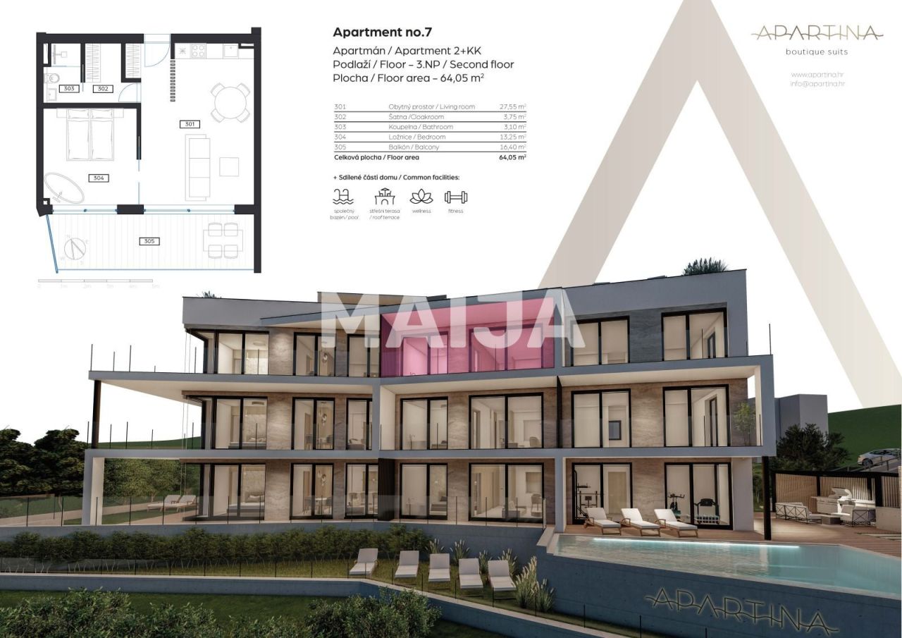 Апартаменты Rtina, Хорватия, 64 м² - фото 18
