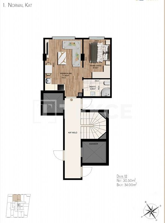 Апартаменты в Стамбуле, Турция, 114 м² - фото 1