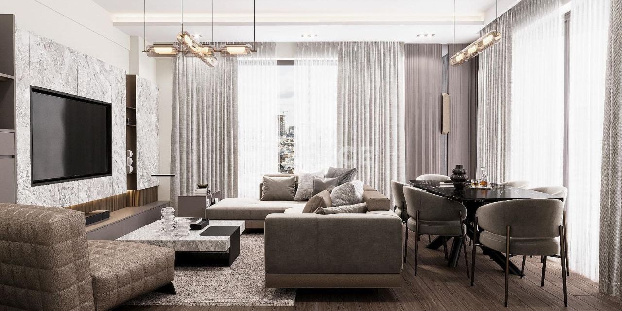 Апартаменты в Анталии, Турция, 55 м² - фото 14