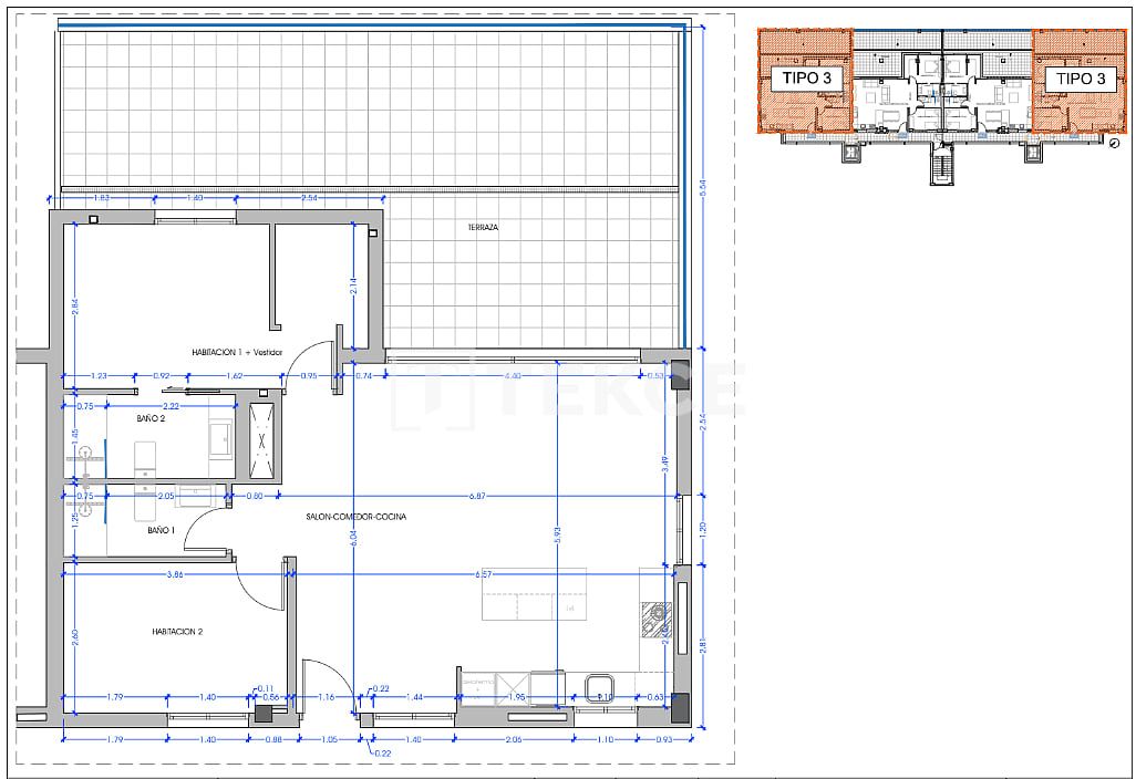Апартаменты в Бенидорме, Испания, 82 м² - фото 15