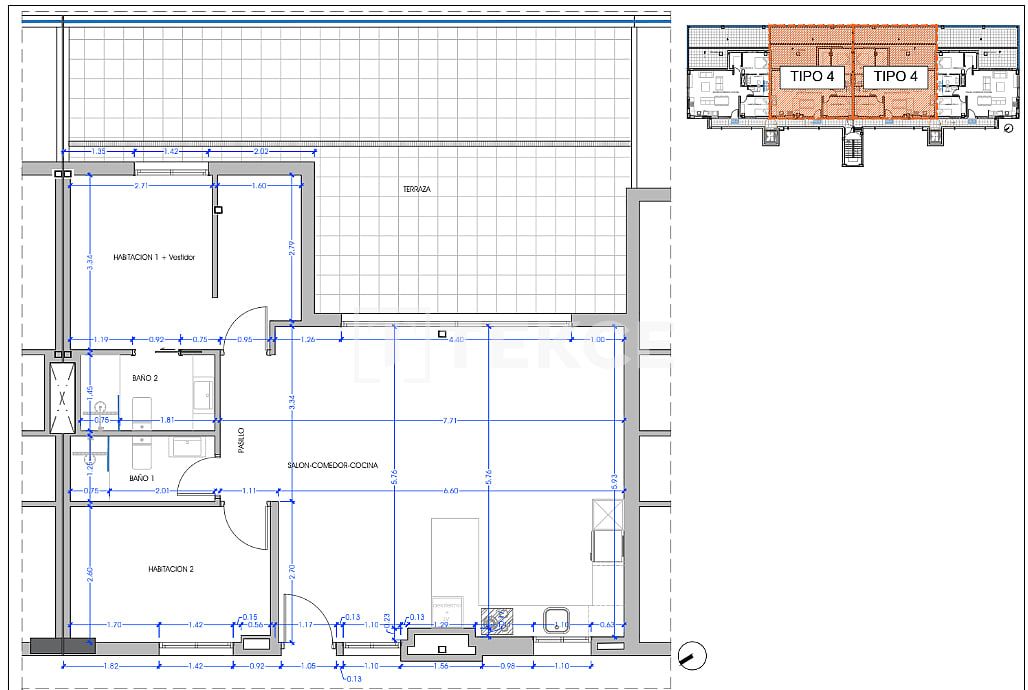 Пентхаус в Бенидорме, Испания, 85 м² - фото 16