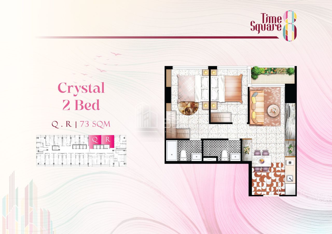 Квартира в Пномпене, Камбоджа, 55 м² - фото 6