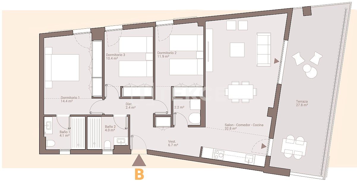 Апартаменты в Марбелье, Испания, 89 м² - фото 12