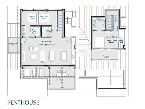 Апартаменты в Бенальмадене, Испания, 64 м² - фото 13