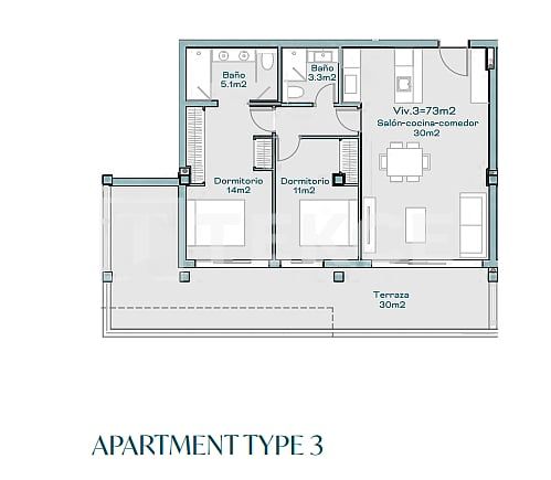Пентхаус в Бенальмадене, Испания, 113 м² - фото 14