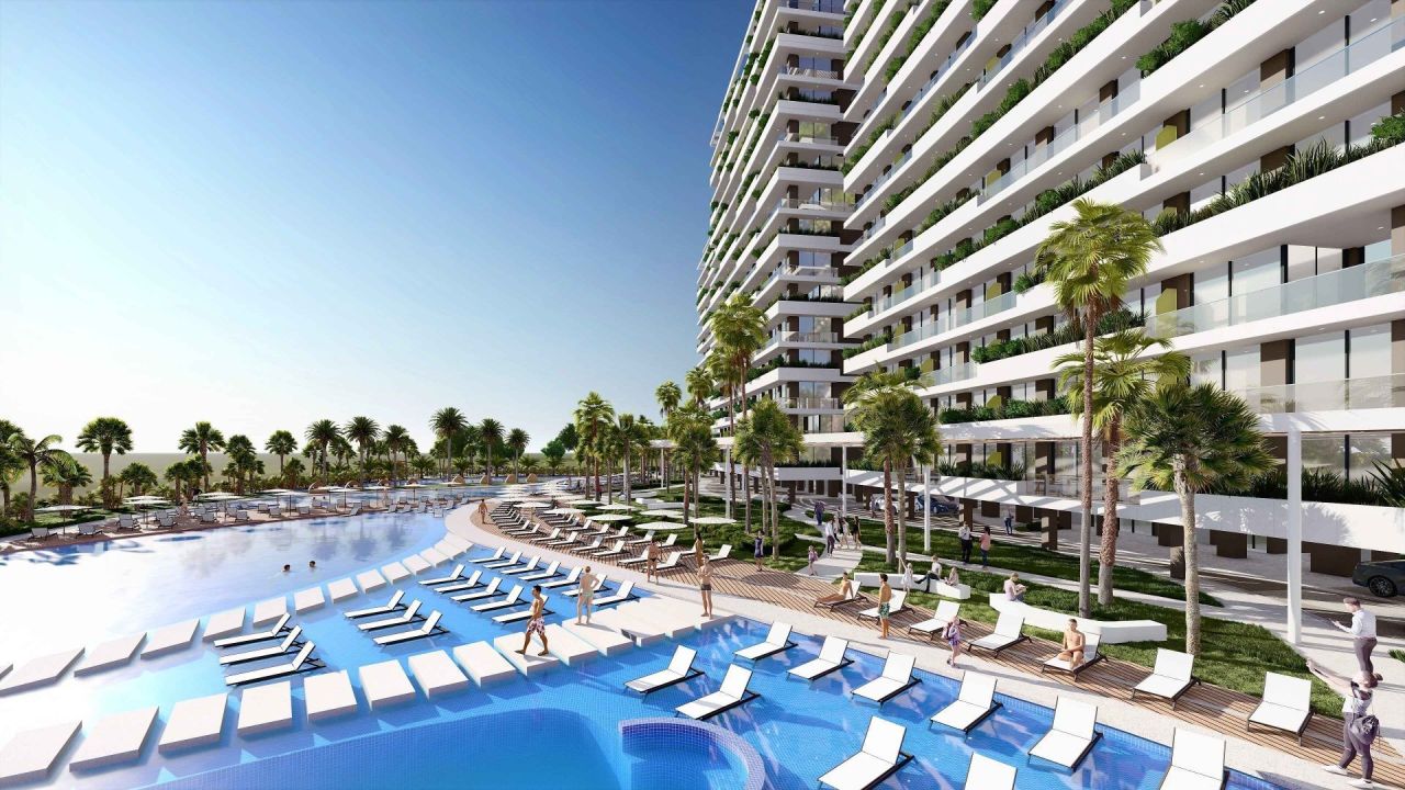 Апартаменты в Фамагусте, Кипр, 45 м² - фото 2