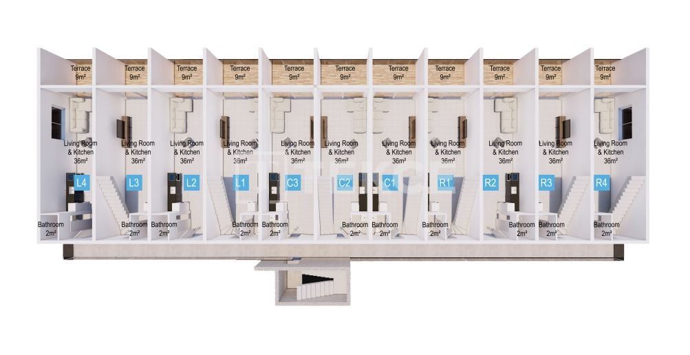 Апартаменты в Кирении, Кипр, 67 м² - фото 17