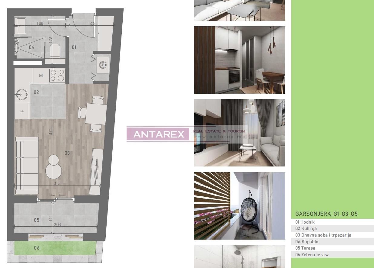 Апартаменты в Игало, Черногория, 31 м² - фото 6