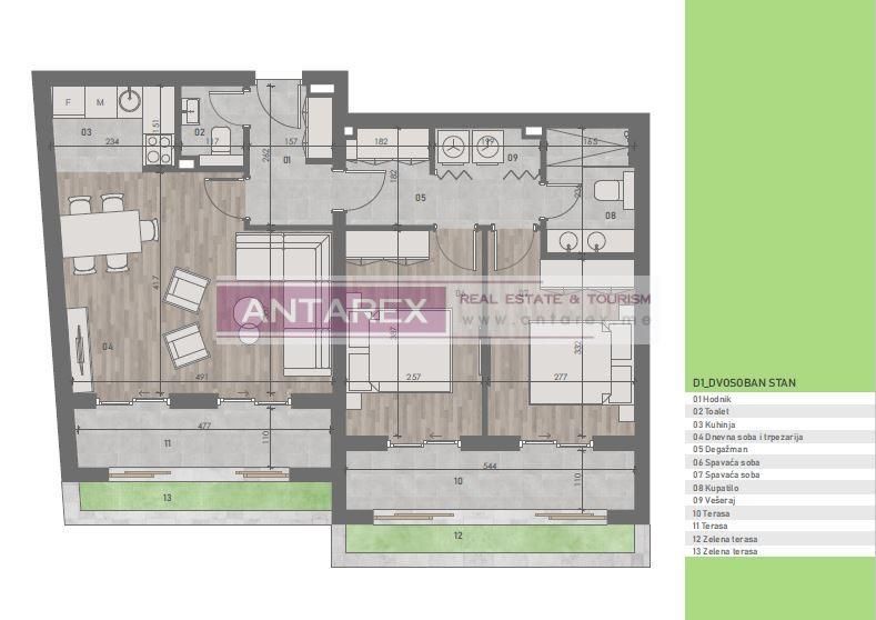 Апартаменты в Игало, Черногория, 170 м² - фото 9