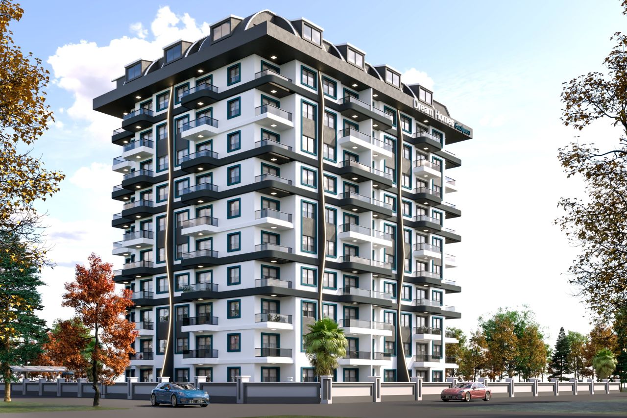 Апартаменты в Газипаше, Турция, 43 м² - фото 1