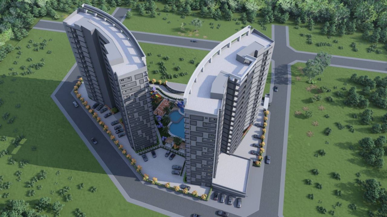 Квартира в Мерсине, Турция, 62 м² - фото 1