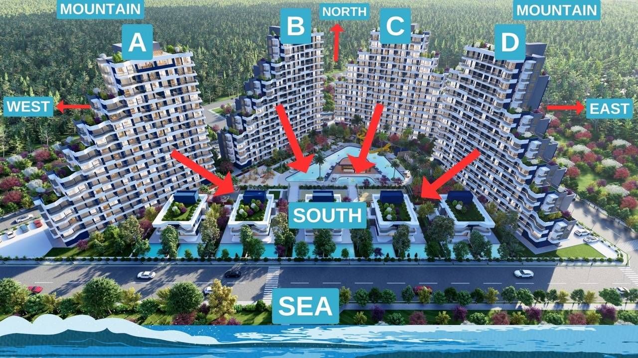 Квартира в Мерсине, Турция, 44 м² - фото 14