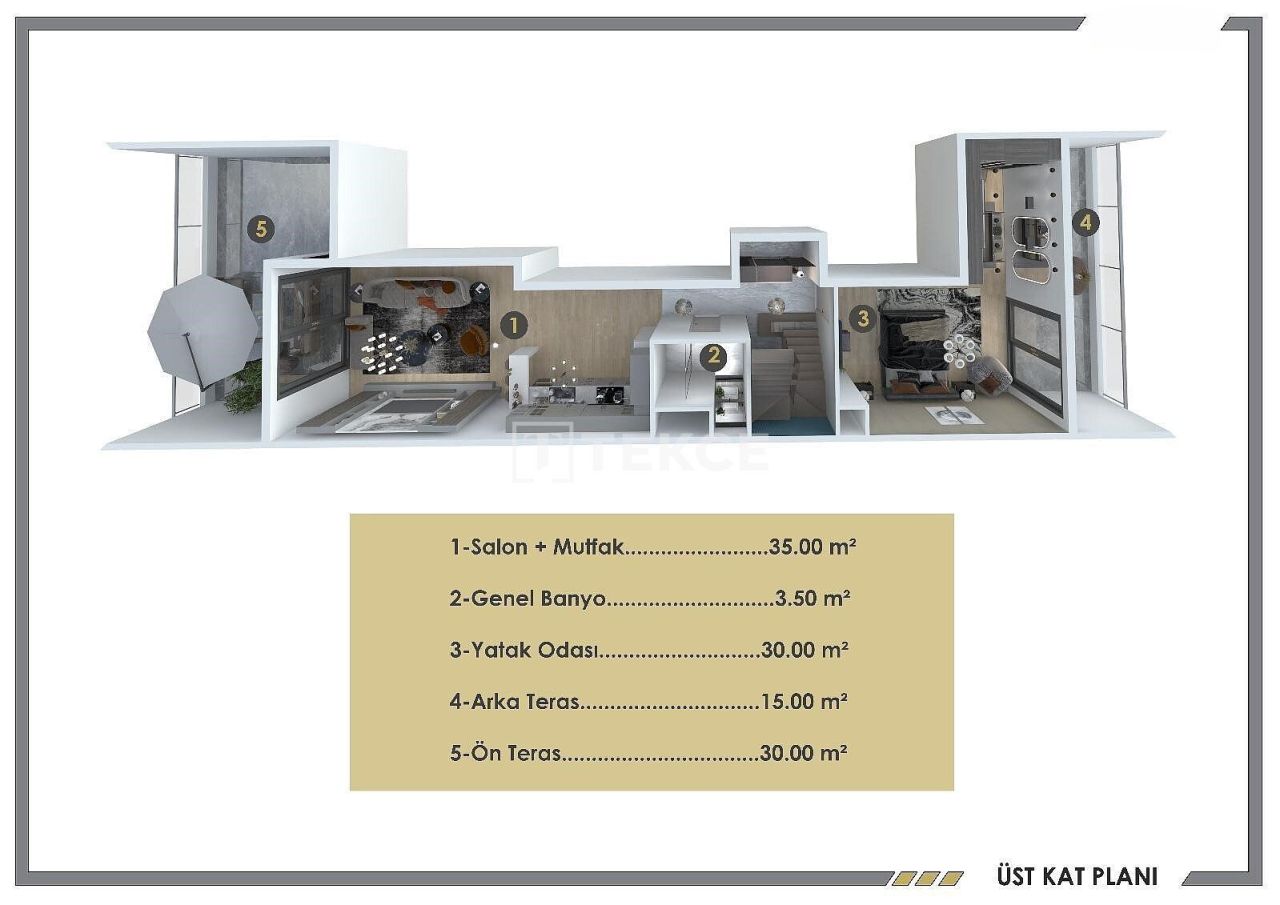 Пентхаус Каршияка, Турция, 230 м² - фото 15