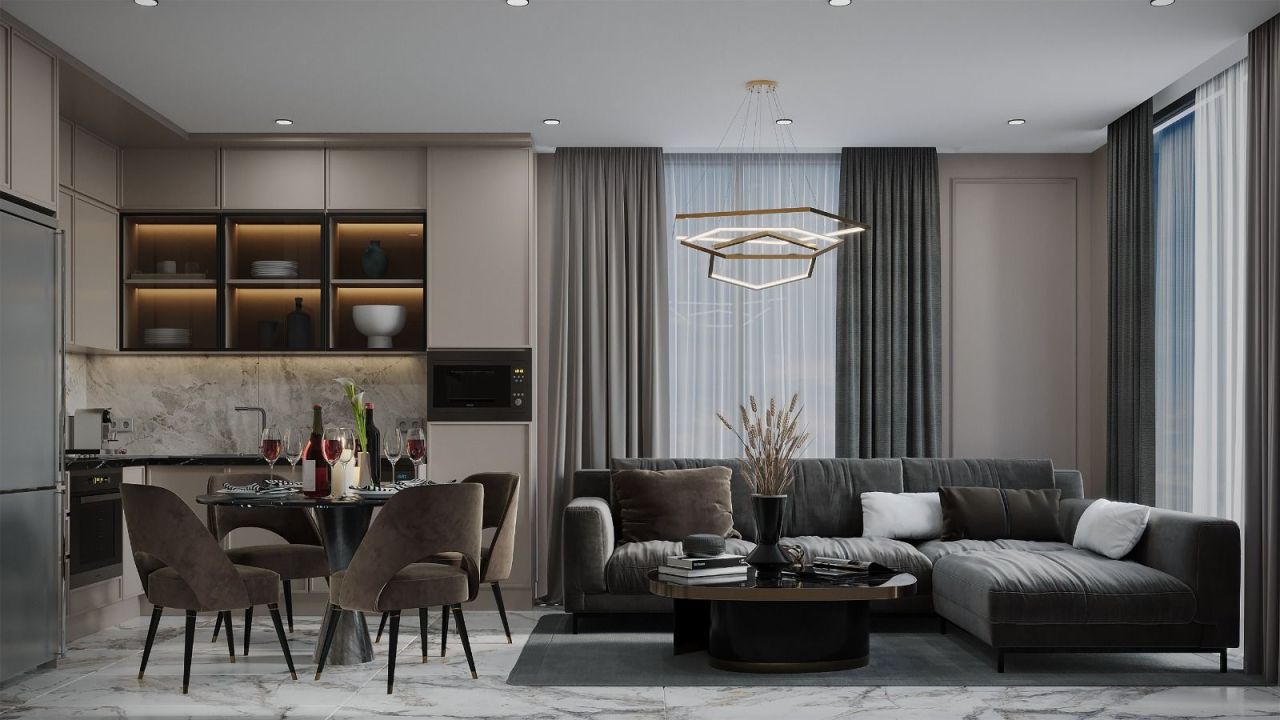 Квартира в Алании, Турция, 59 м² - фото 1
