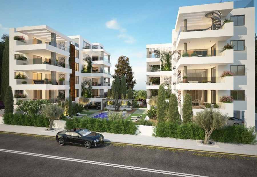 Апартаменты в Пафосе, Кипр, 104 м² - фото 1