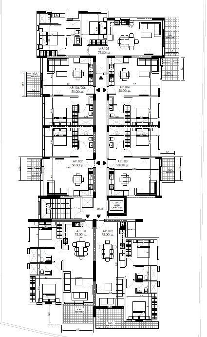 Апартаменты в Ларнаке, Кипр, 84 м² - фото 1