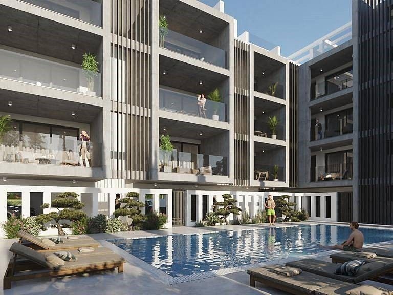 Апартаменты в Ларнаке, Кипр, 58 м² - фото 1