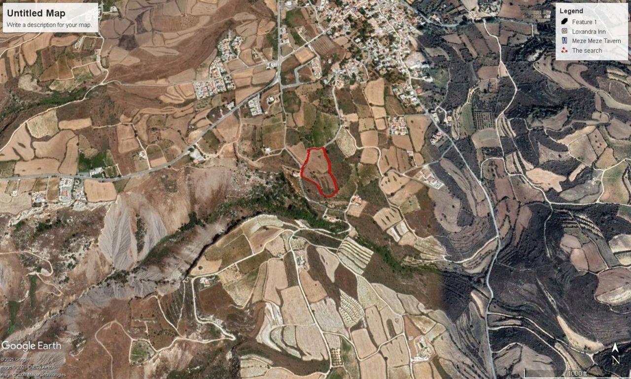 Земля в Пафосе, Кипр, 12 375 м² - фото 2