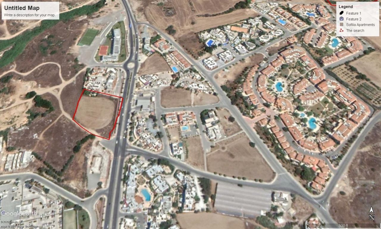 Земля в Пафосе, Кипр, 5 387 м² - фото 2