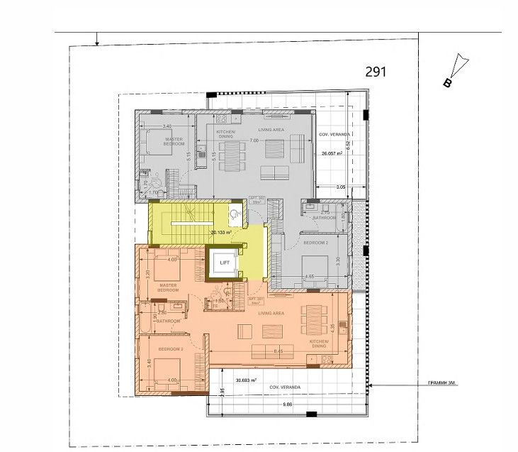 Апартаменты в Лимасоле, Кипр, 111 м² - фото 2