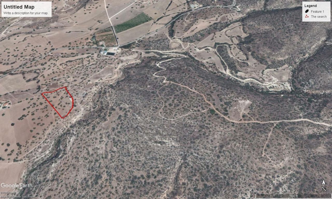 Земля в Пафосе, Кипр, 7 273 м² - фото 2