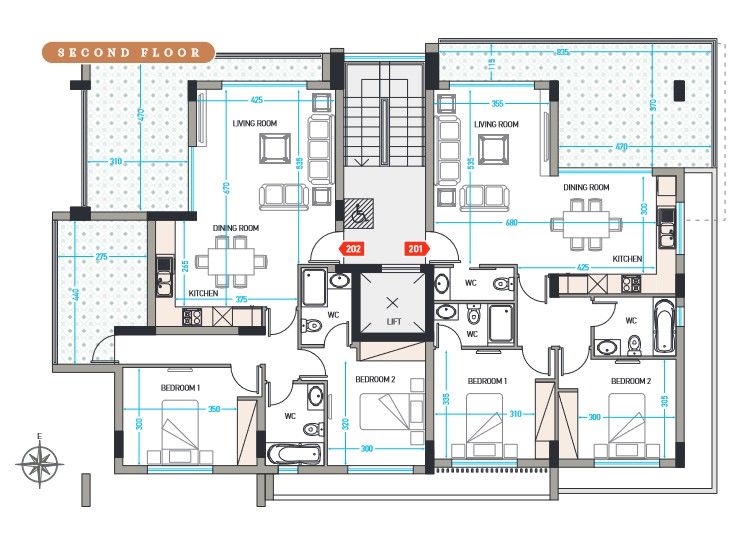 Апартаменты в Лимасоле, Кипр, 120 м² - фото 2