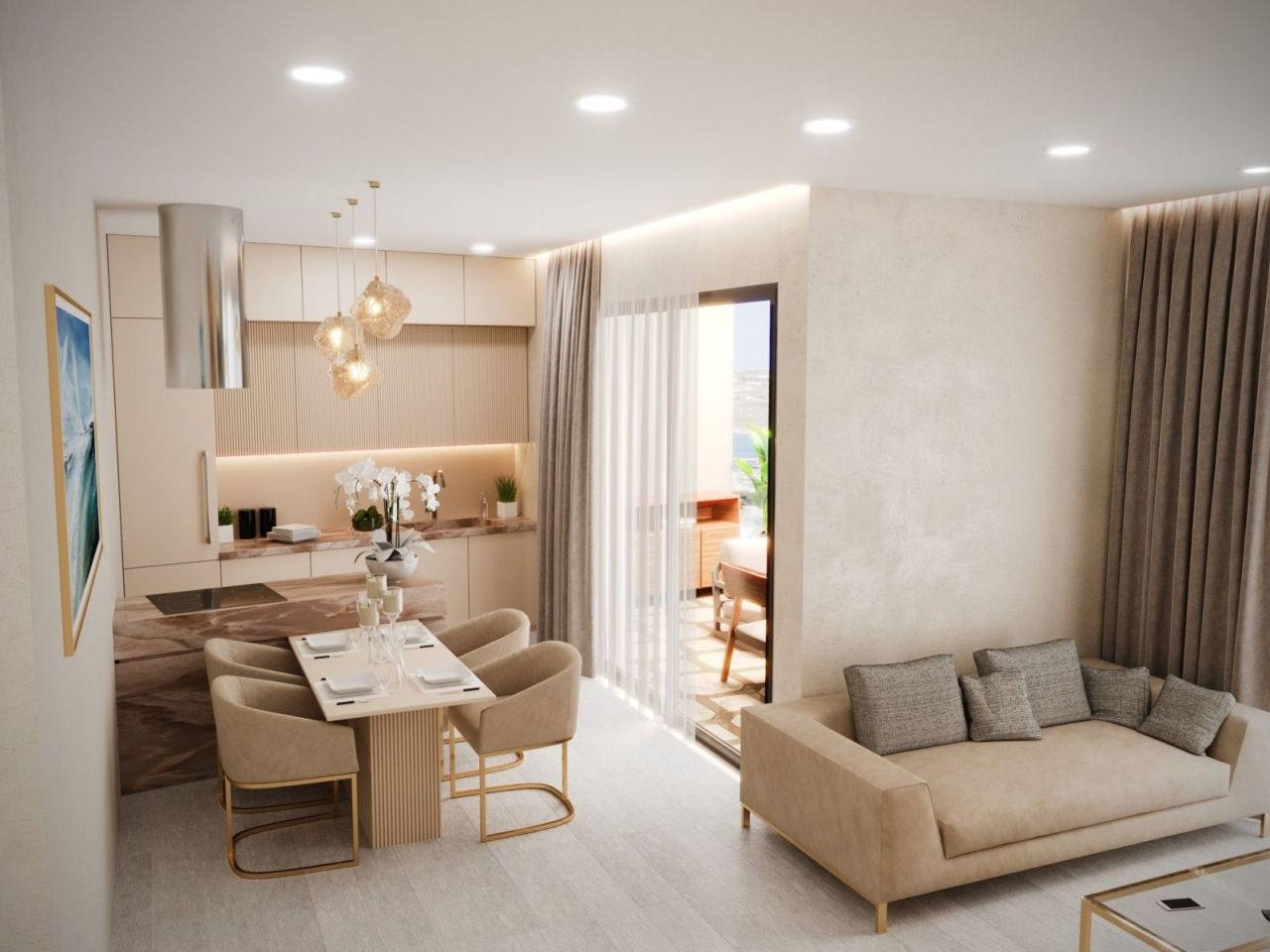 Апартаменты в Ларнаке, Кипр, 110 м² - фото 2