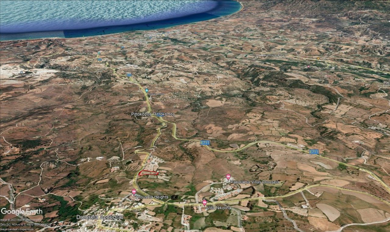 Земля в Пафосе, Кипр, 4 922 м² - фото 2