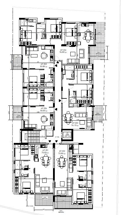 Апартаменты в Ларнаке, Кипр, 84 м² - фото 2