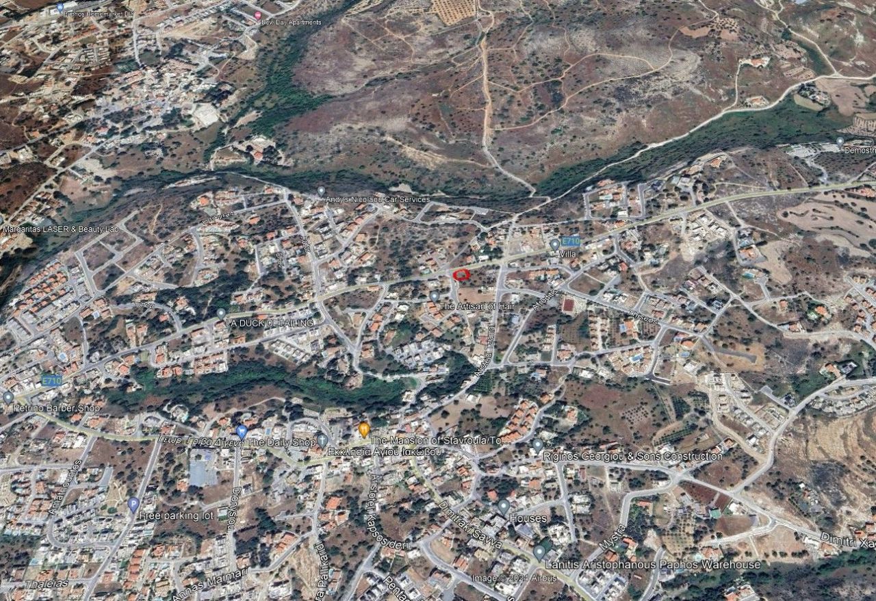 Земля в Пафосе, Кипр, 566 м² - фото 2