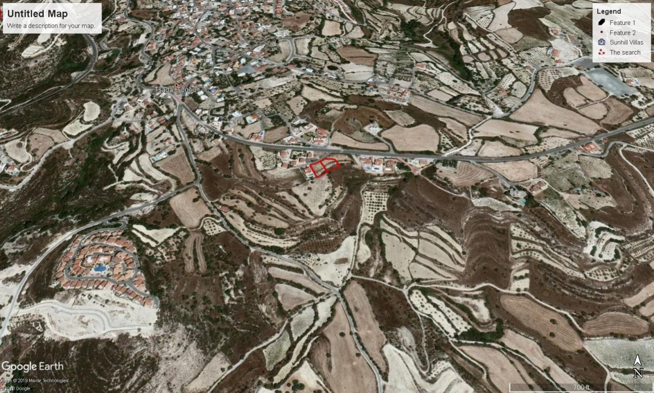 Земля в Пафосе, Кипр, 1 262 м² - фото 2