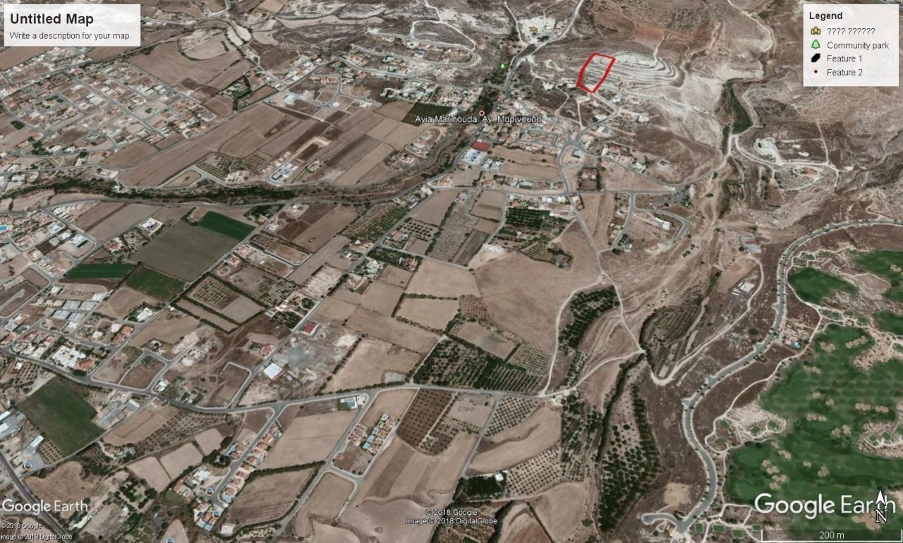 Земля в Пафосе, Кипр, 7 300 м² - фото 2