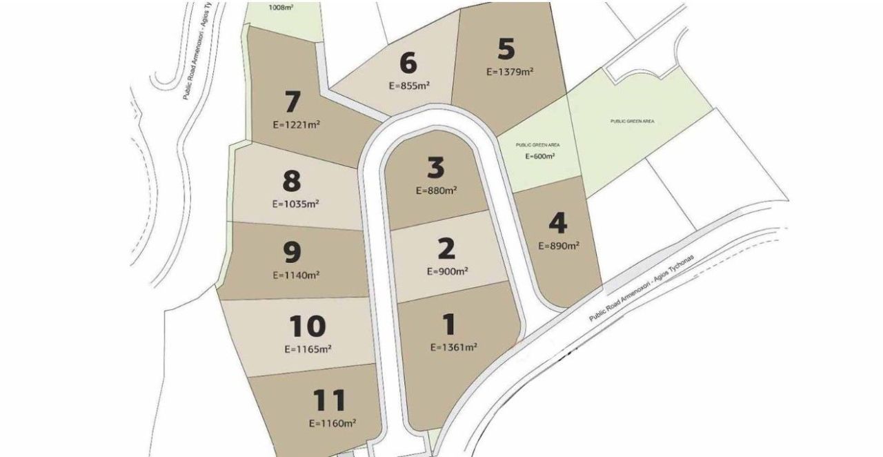 Земля в Лимасоле, Кипр, 1 035 м² - фото 2