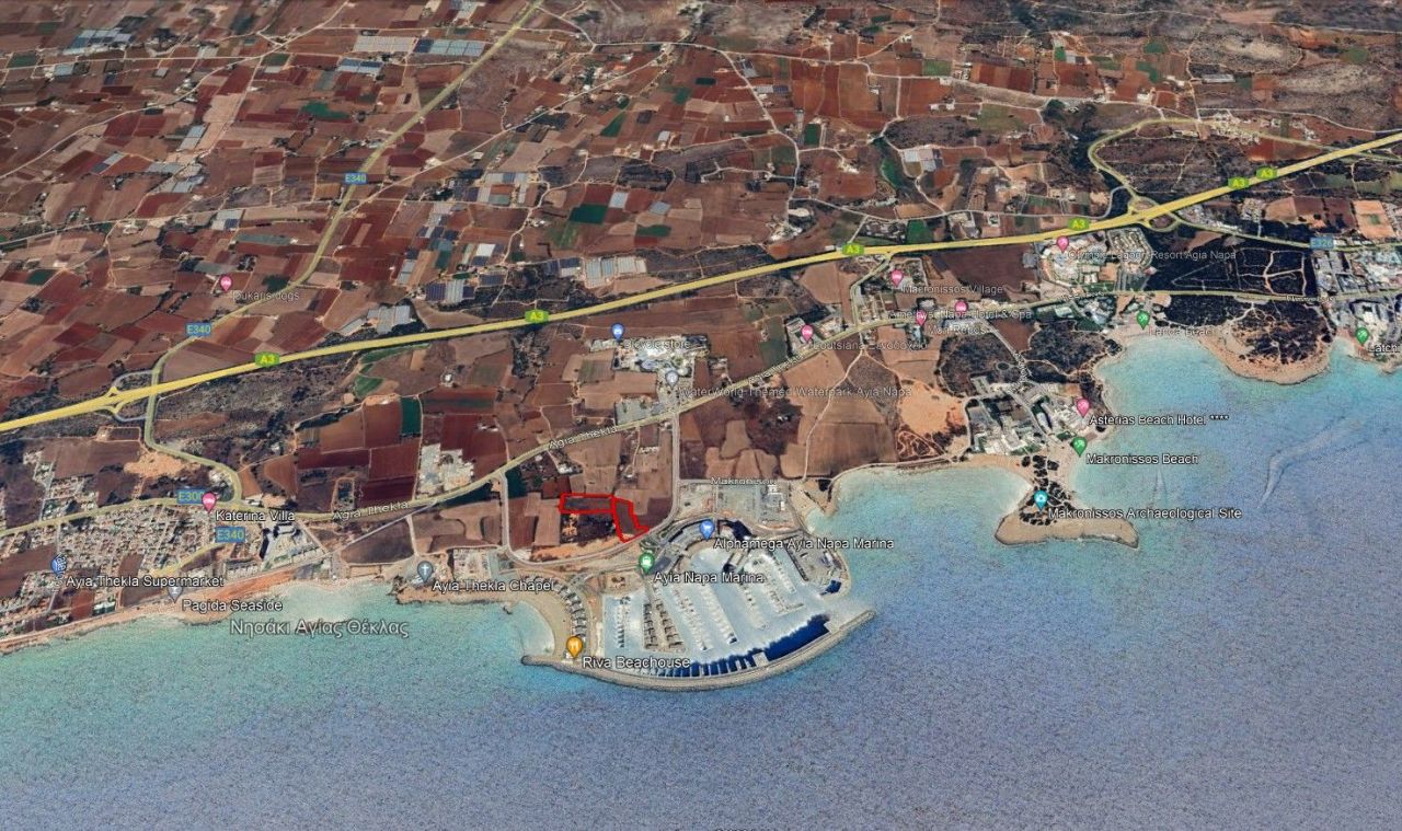 Земля в Протарасе, Кипр, 13 542 м² - фото 3