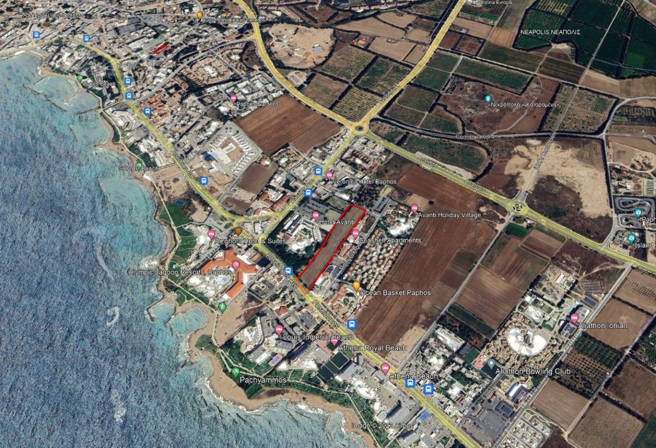 Земля в Пафосе, Кипр, 15 506 м² - фото 3